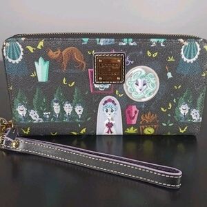 Disney Dooney & Bourke Haunted Mansion 2018 Zip Around Wallet
